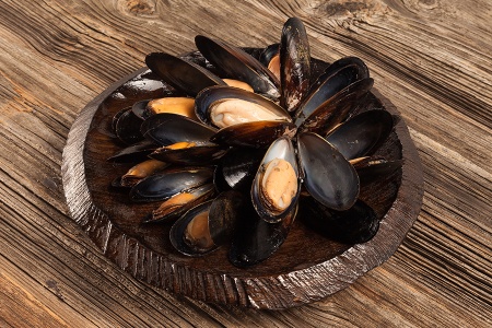 мидии в раковнах голубые (6)