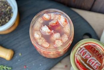 Краб камчатский, мясо первой фаланги в солевой заливке 500 г
