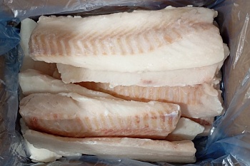 Треска, филе спинки (лоин) 300+г, без кожи, 4 кг