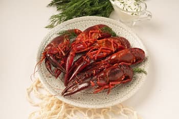 Раки целые в панцире, 21-24 шт в кг