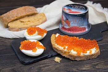 Икра горбуши, соленая. Восточный Берег, 240