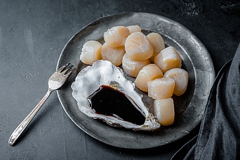 Гребешок морской, очищенный, 60/80