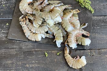 Креветка тигровая, в панцире, без головы, 8/12