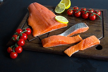 Форель, филе холодного копчения, замороженное TRIM PR