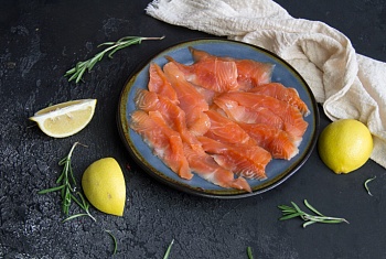 Лосось (сёмга) ломтики слабосоленые