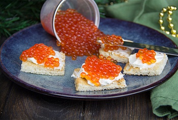 Икра горбуши, солено- мороженая, без консервантов. Русак, 200