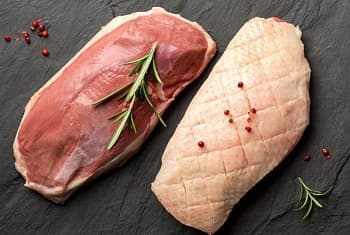 Утка, филе грудки (с кожей) Магре