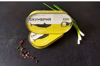 Скумбрия атлантическая филе бланшированное в масле