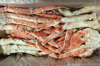 Краб камчатский, комплект конечностей, 4L, 12 кг