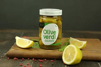 Оливки зеленые OLIVE VERDI гигант, с косточкой