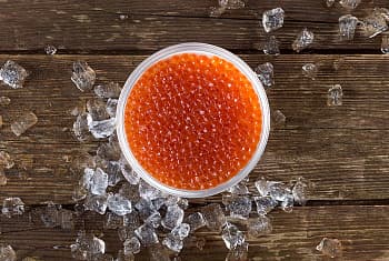 Икра горбуши, соленая, 500 Морской Меридиан 