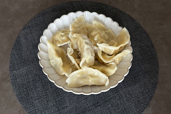 Гёдза с креветкой и свининой