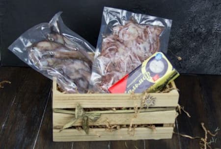 набор кальмар микс-лолиго+щупала+филе НГ 2