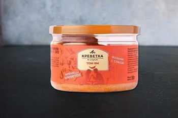 Креветка королевская Ваннамей, очищенная, в соусе Том Ям