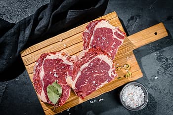 Толстый край (Рибай), говядина мраморная зернового откорма