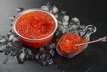 Икра кижуча соленая, 200, Морской Меридиан